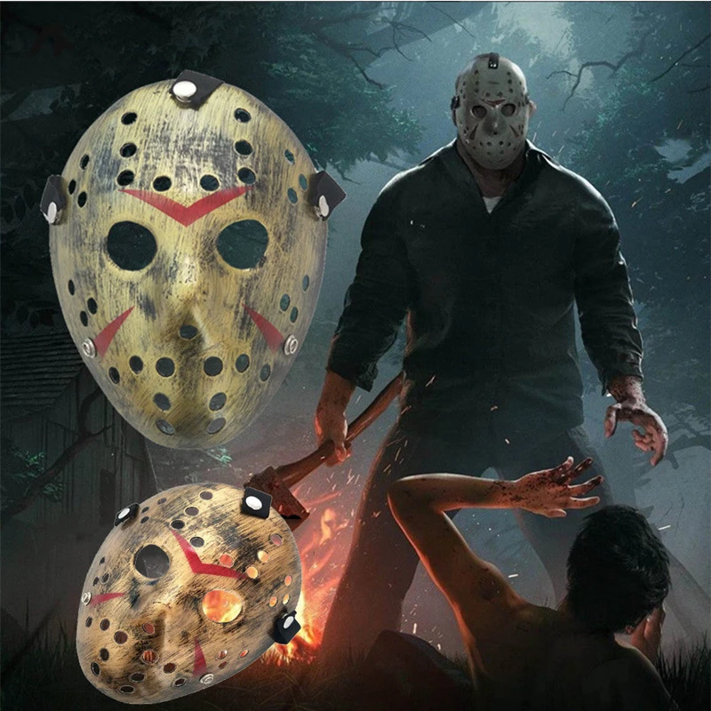 Jason Voorhees Friday the 13th Horror Movie Хоккейная маска Страшные маски для Хеллоуина