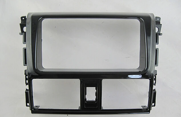 

AHHDMCL Car Fascias Stereo Radio Audio Panel Navigation Frame Dash Kit For Toyota Yaris Vios 2013 2014 2015 2016 2017