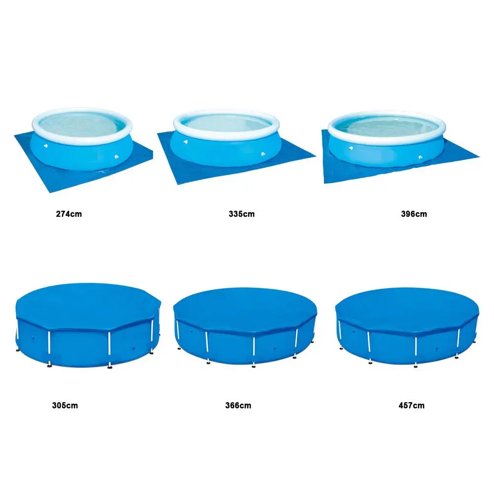 Многоразмерный круглый или квадратный складной бассейн надувной плащ-палатка для бассейна
