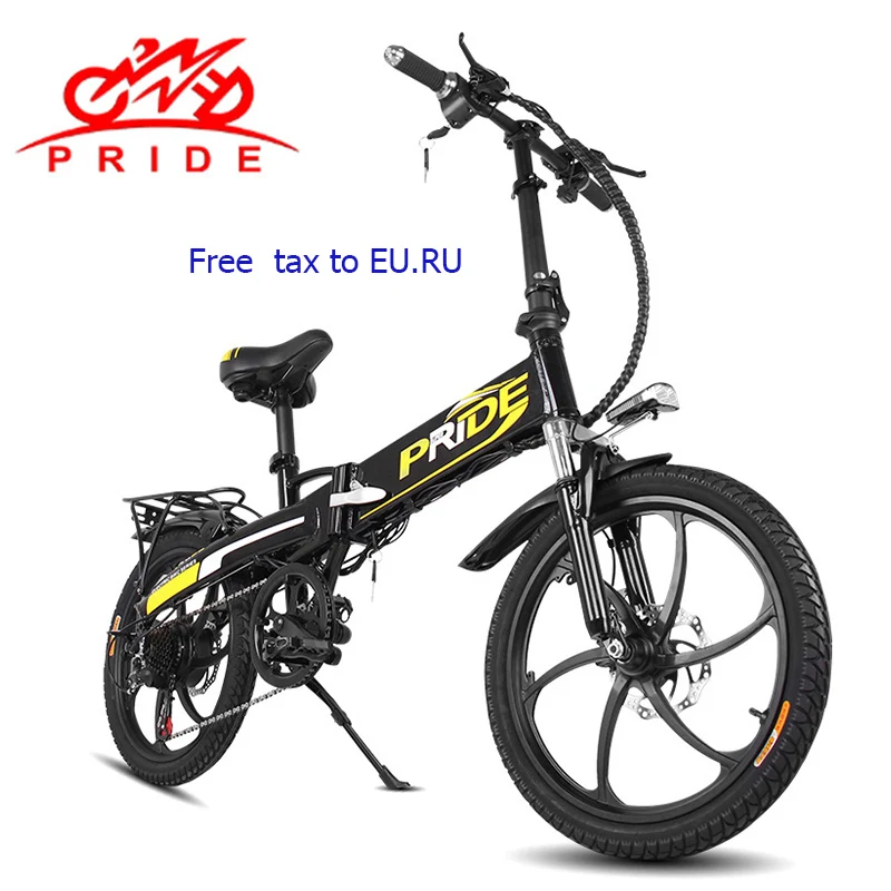 Электровелосипед 20 дюймов алюминиевый складной велосипед 48V12. 5A с батареей, электрический велосипед 350 Вт, мощный мотор, горный электровелосипед, снежный/городской электровелосипед - Цвет: 48V