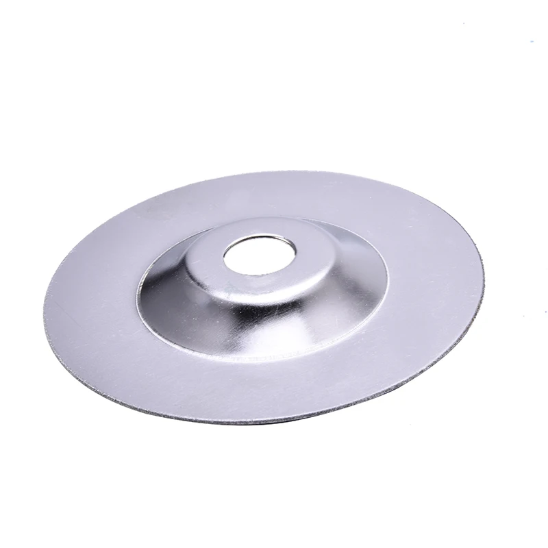 100mm 4 Inch Diamond Coated Grinding Polishing Grind Disc Saw Blade Rotary Wheel Silver Tone