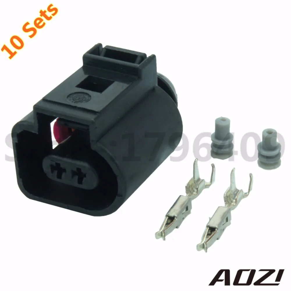 10sets Kit Bleed Valve Connector/Natural Gas Connector 13602619/1J0 973 702/Waterproof Auto 2Pin Connectors | Обустройство дома