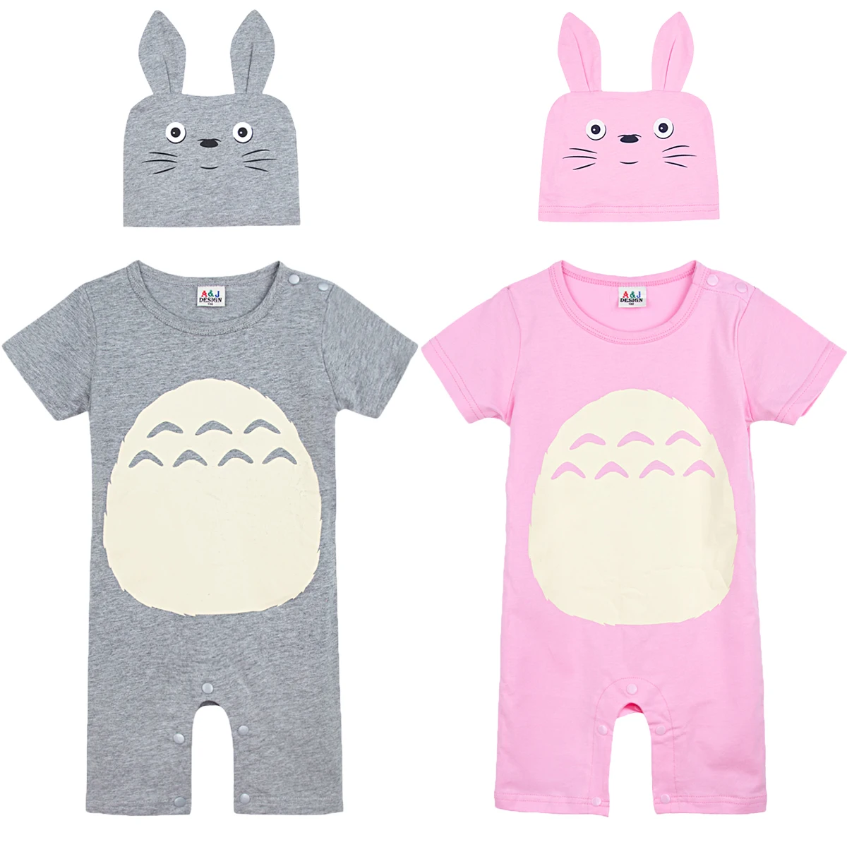 Для маленьких мальчиков и девочек «Мой сосед Тоторо» Ромпер, комбинезон для новорожденных японский аниме косплей Детская Одежда Цельные брюки из хлопка для малышей; летний легкий костюм с шортами Костюмы