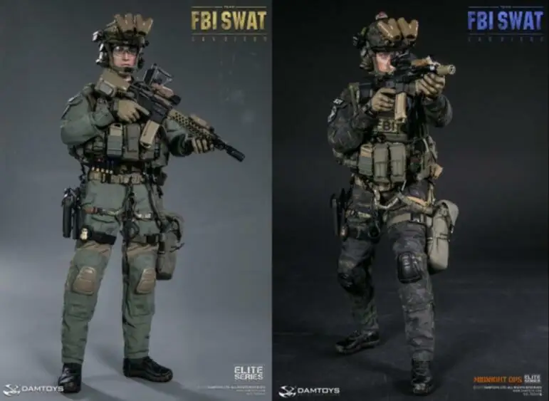 Коллекционная экшн фигурка в масштабе 1:6 американская команда ФБР спецназа