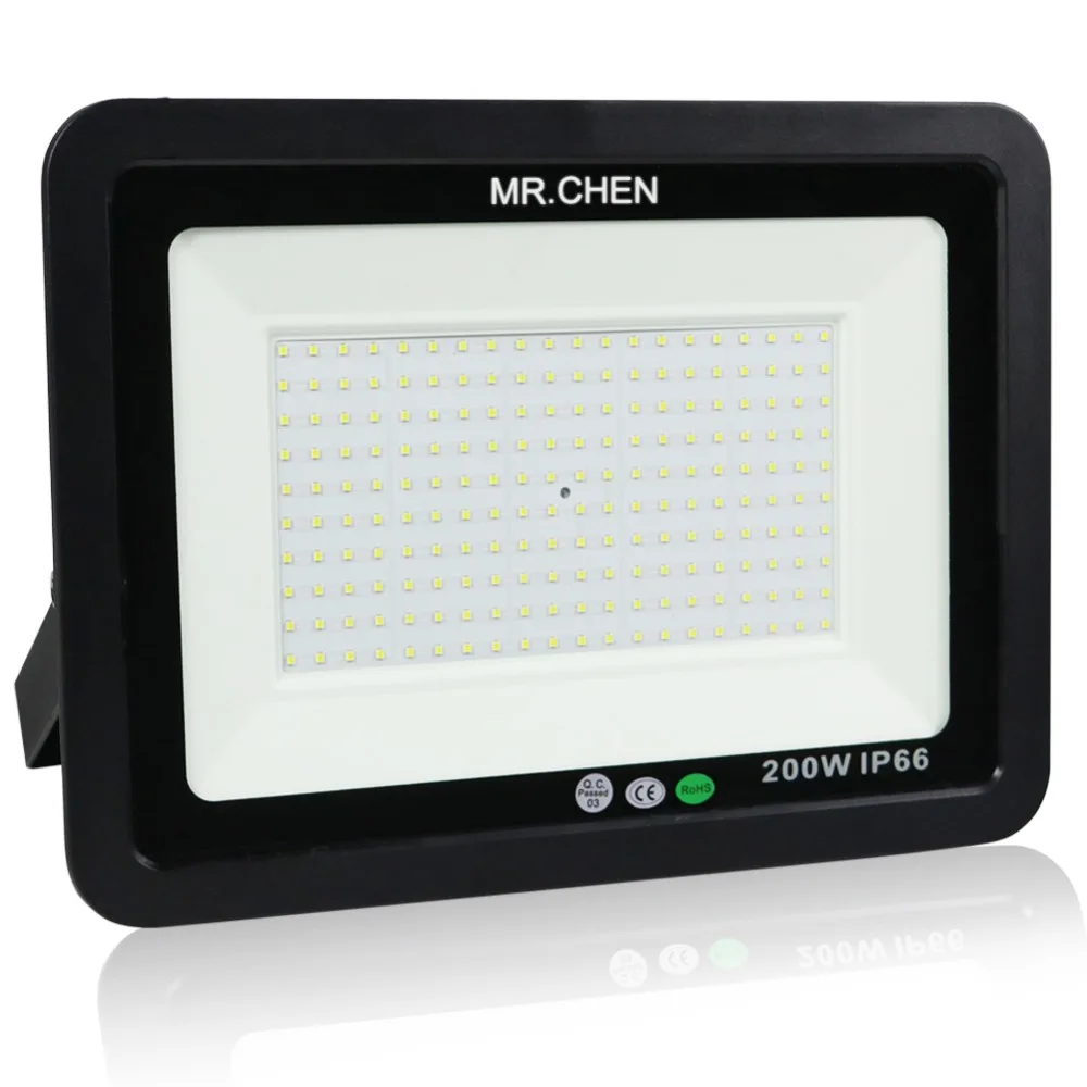 

MR.CHEN Warranty 5 Years Waterproof Outdoor Wall Garden Spot Refletor Exterior Security Foco Lamp 110V 220V 200W Led Flood Light