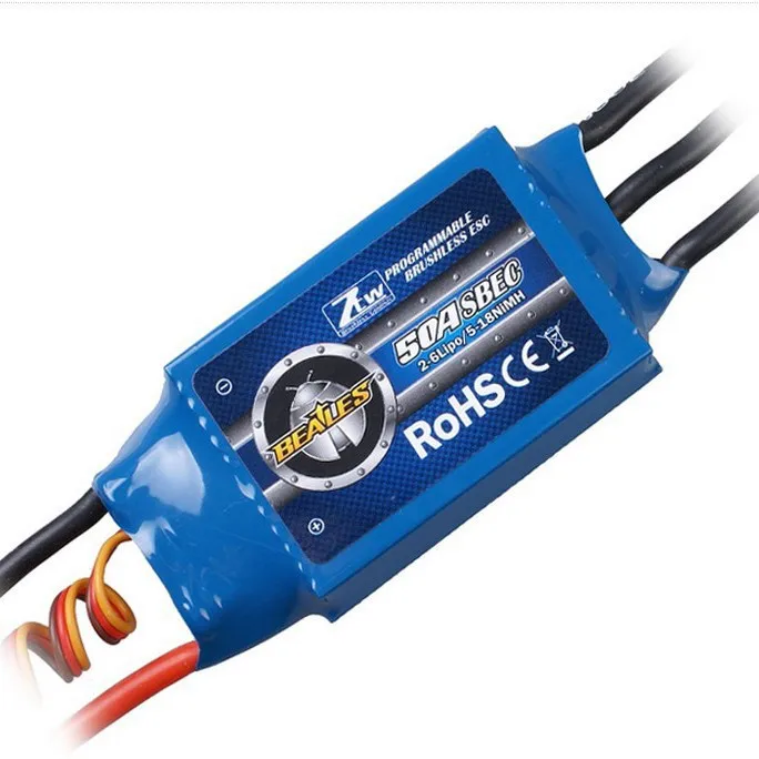 

ZTW Beatles 50A ESC Speed Controler With UBEC For RC Airplanes + Helicopter BLMrc helicopters quadcopter
