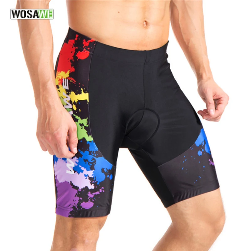 2017 New Cool Padded Gel Cycling Shorts Roupa ciclismo Anti sweat Mens