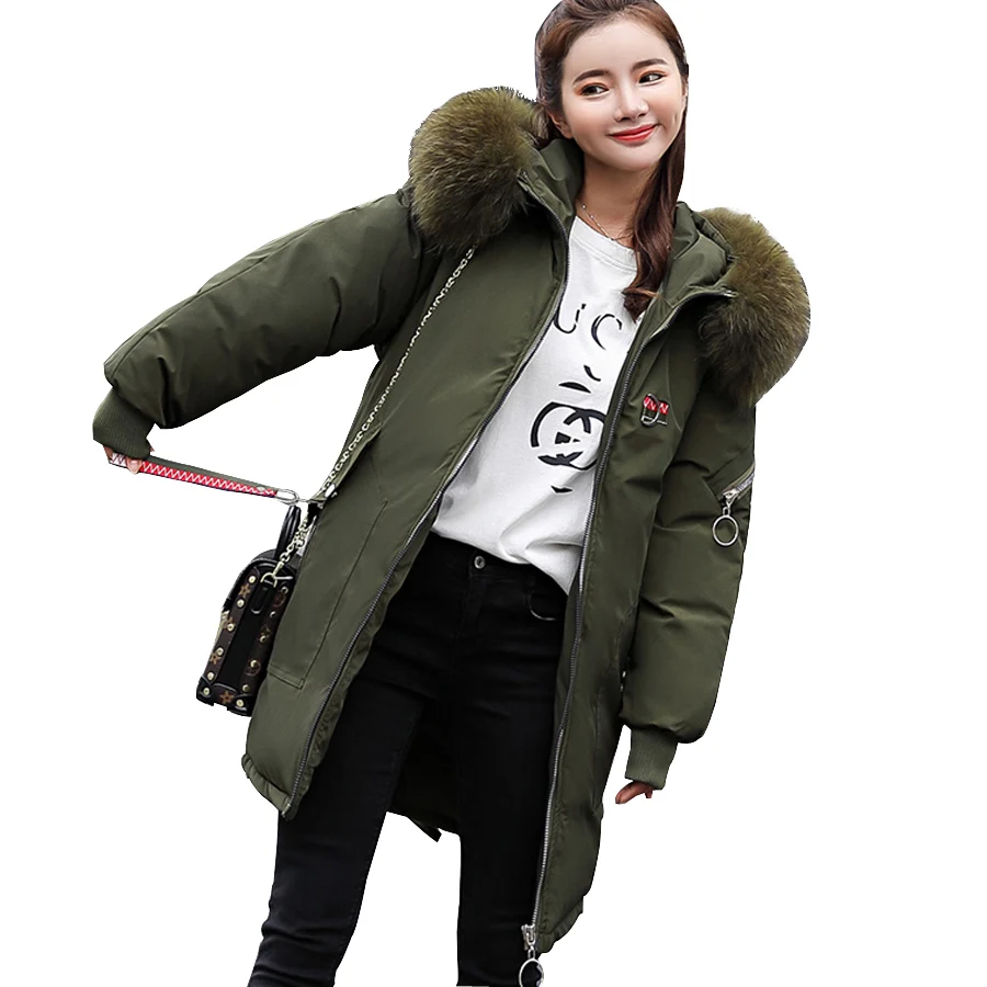 New winter jacket women 2018 female cotton padded women coat Long sleeve Hooded Slim thicking Warm parkas outwear Plus size Coats