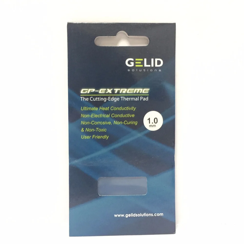 

GELID 1.0mm GP-EXTREME 80X40 PC CPU GPU Heatsink Cooling North and South Bridge Video card Thermal Pad Conductivity W/MK12