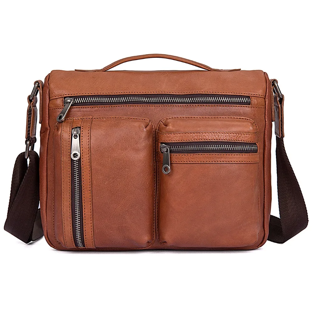 

J.M.DJ.M.D High Quality Genuine Vintage Leather Messenger Bag Practical Shoulder Bag Hot Selling Handbag For Young 1019B