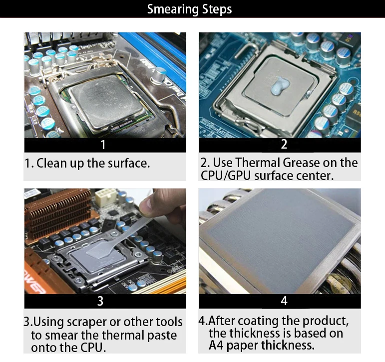 5 шт. супер углеродный Nano HY880 Термопаста радиатора Материал интерфейса для cpu GPU светодиодный компоненты теплопередачи