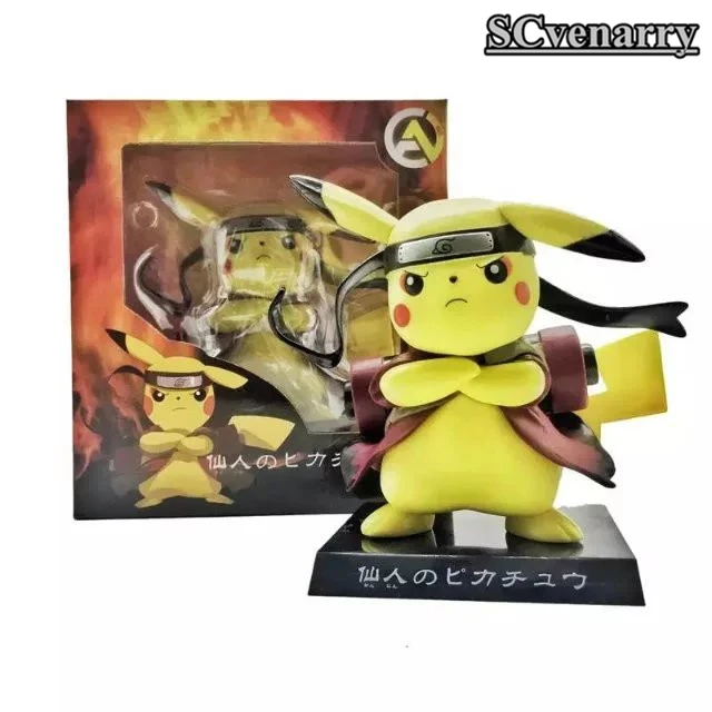 

Anime Ootutuki Hagoromo style Pikachu Uzumaki Naruto Rikudousennin Modo PVC Action Figure Collectible Model Toys 15cm