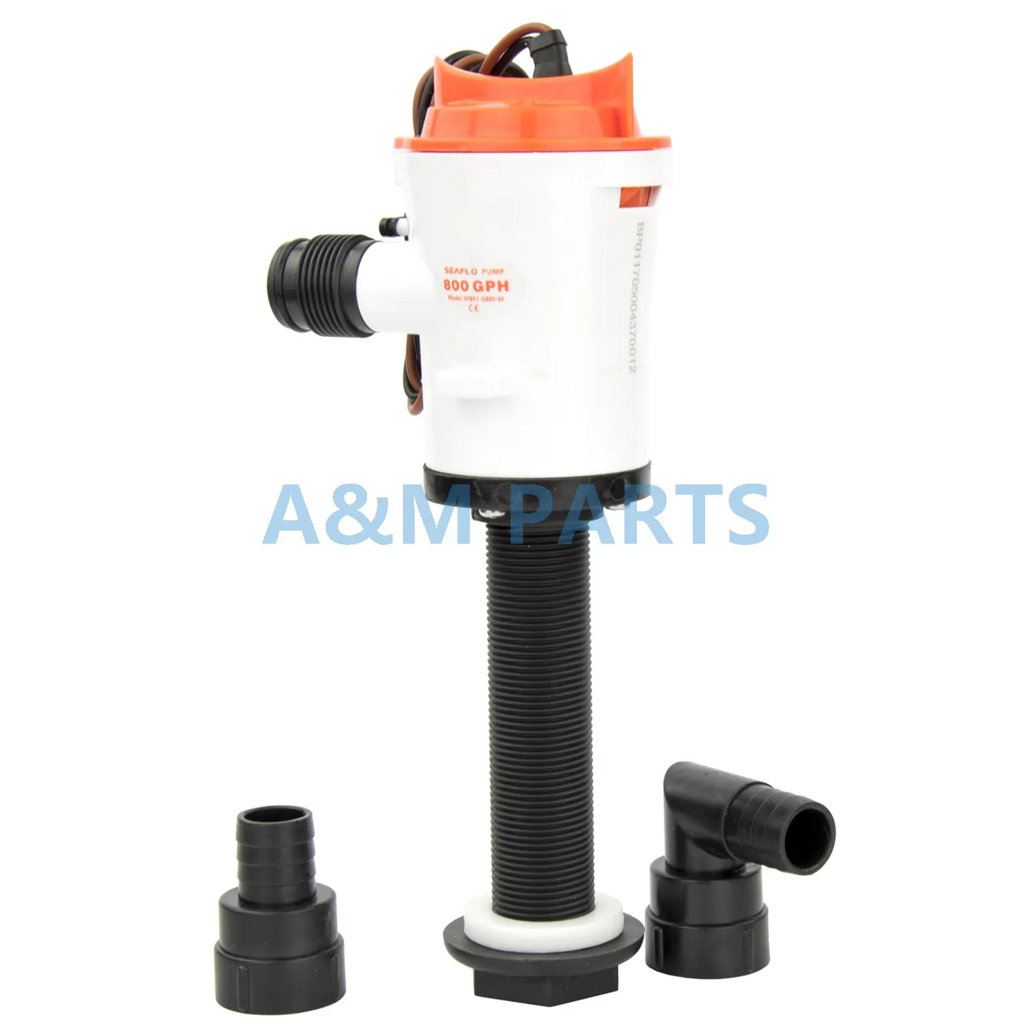 800gph Livewell Live Bait Tank Aerator Submersible Cartridge Boat Bilge Pump US