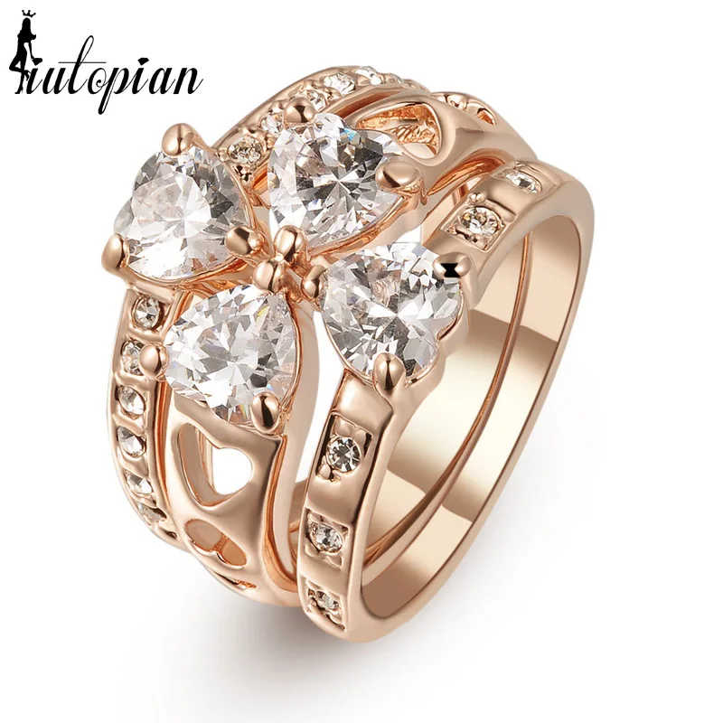 Buy Iutopian Austrian Crystal Ring Wedding jewelry/3