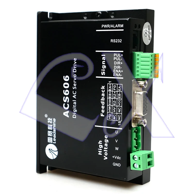 

Original Leadshine DC servo driver ACS606 work at 24-60VDC 3-phase servo drivers can push 50W-200W BLM servo motor