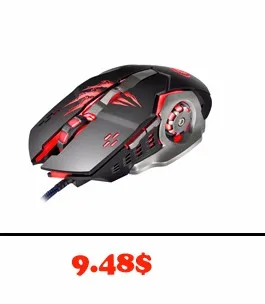 FORKA USB Wired Computer Mouse Silent Click LED Optical Mouse Gamer PC Laptop Notebook Computer Mouse Mice for Office Home Use cheap wireless gaming mouse