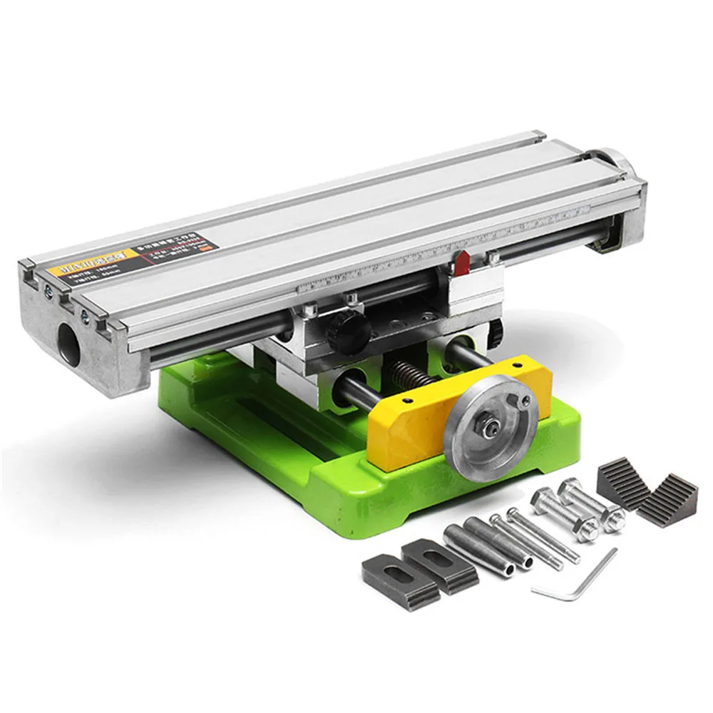 WGang Compound Slide Bench Worktable Milling Cross Table Mill Machine Drilling Bench for Bench Drill Adjustme WGang Compound Slide Bench Worktable Milling Cross Table Mill Machine Drilling Bench for Bench Drill Adjustme