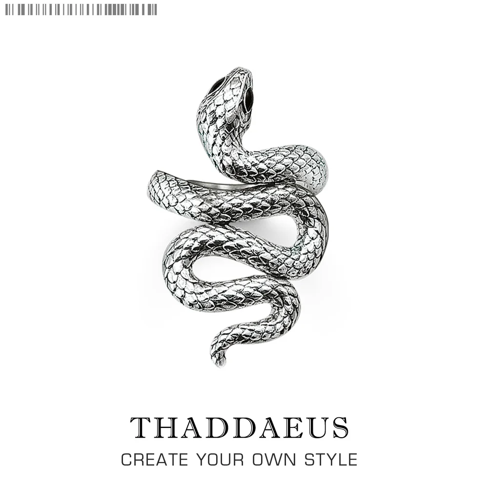 Серебряное кольцо змея, Томас Стиль Glam мода хорошее украшение для женщин, Ts подарок в 925 пробы серебро, Супер предложения