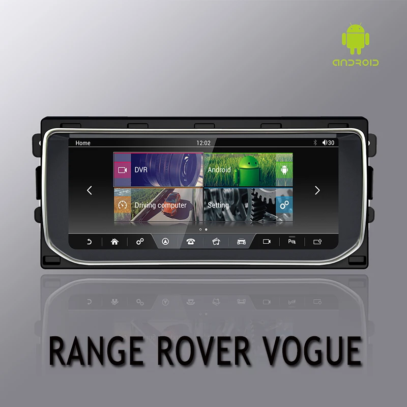 Top NVTECH Multimedia Navigation GPS For RANGE ROVER VOGUE Dashboard Android 7.1 Bluetooth RAM+ROM 2+32GB Player 10.25