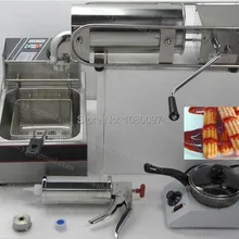 5L церковная машина+ аппарат для заполнения палочек Чуррос+ плавильный горшок+ фритюрница