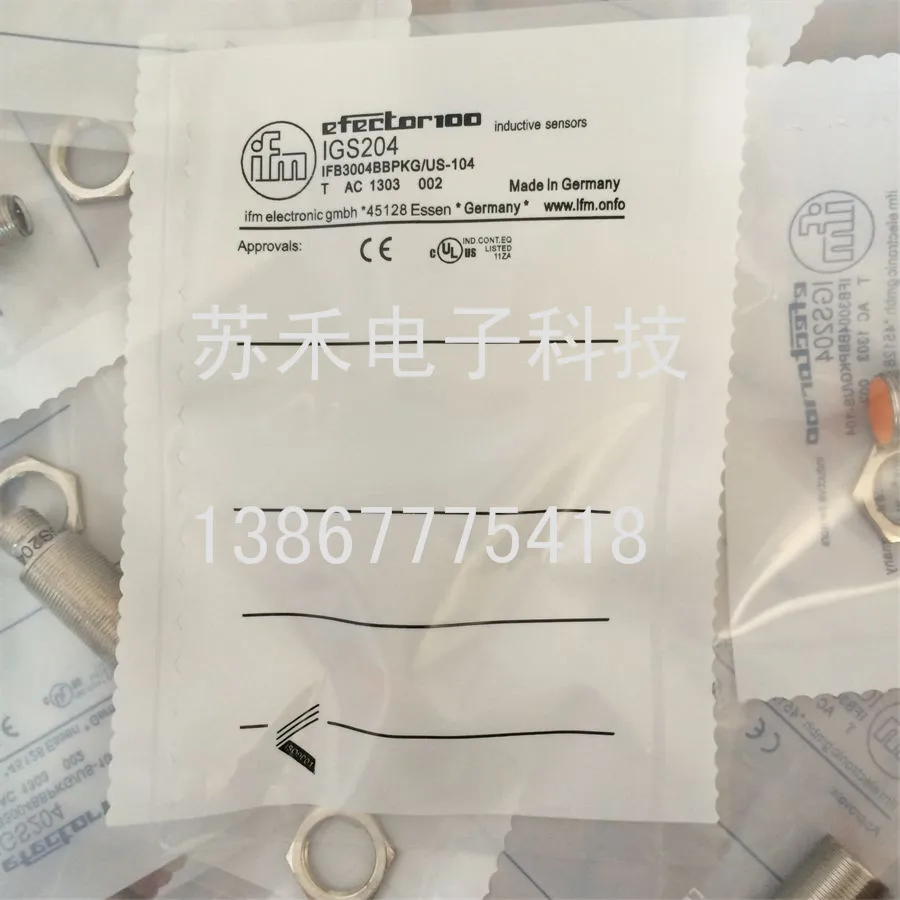 

High quality proximity switch IGS204 M18 plug-in PNP NO inductive
