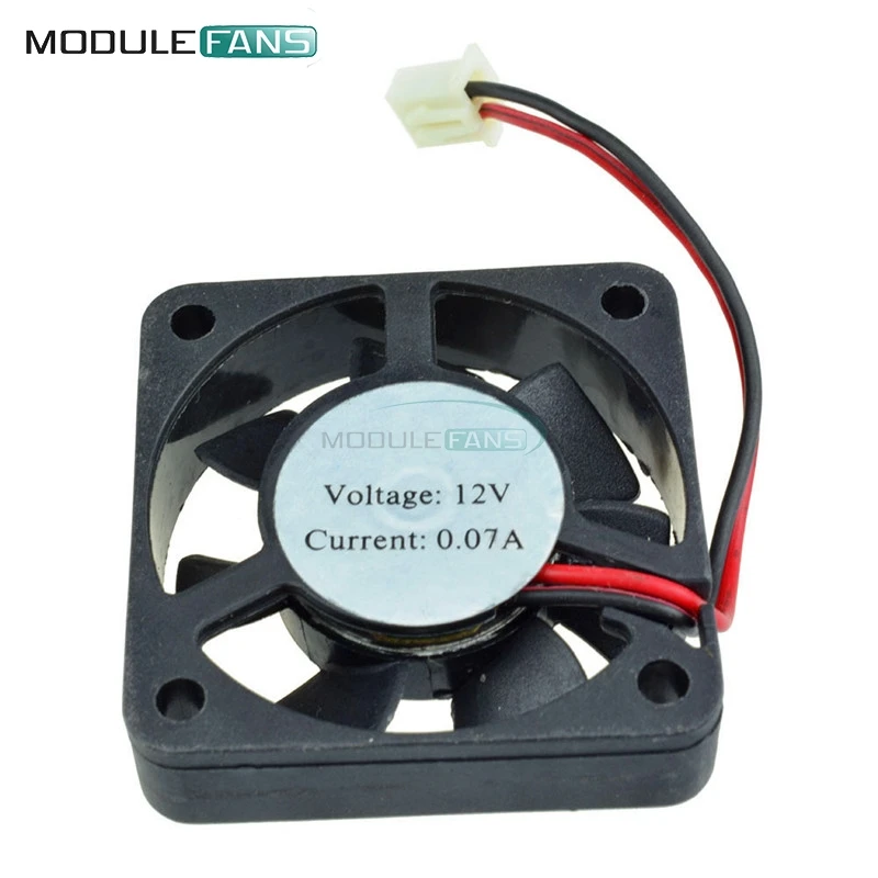 Schwarz 2 Pin 12V 4010 Bürstenlosen DC Fan PC Kühlung Kühler Lüfter Für Arduino Raspberry Pi Reprap Rampen 3D drucker 40mm x 10mm