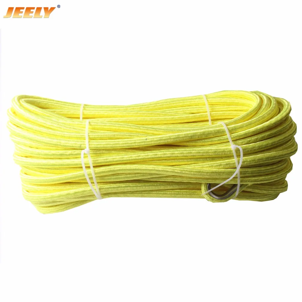 شحن مجاني 12 مللي متر * 50 m UHMWPE النواة مع البوليستر سترة الاصطناعية حبل رفع مزدوجة مزين