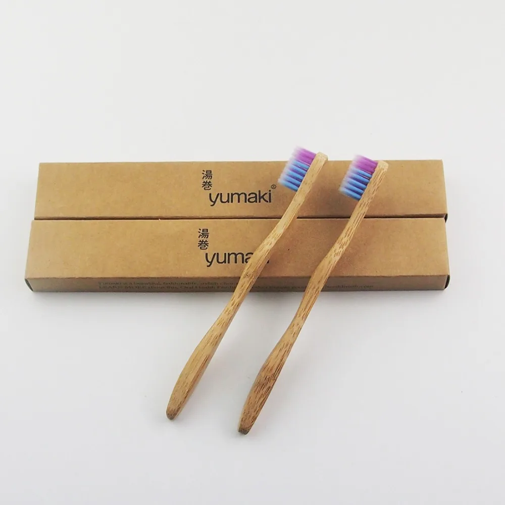 Детская зубная щетка из бамбукового волокна 50 шт./лот|wood toothbrush|bamboo toothbrushtoothbrush bamboo