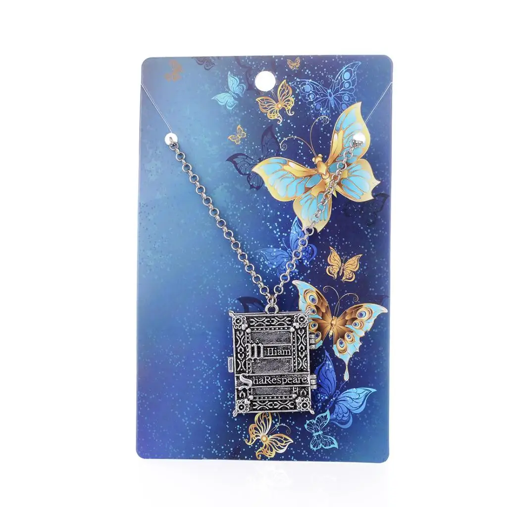 Gothic Openable Box Pendant Photo Frame Locket Charm Necklace Accessories