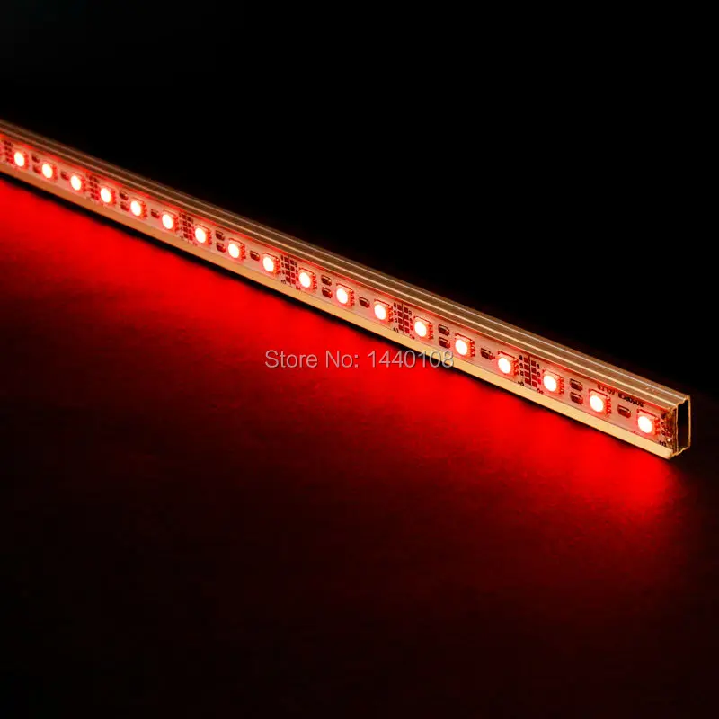 Fanlive 20 шт./лот 1 м оптовая продажа 12 в 72 * SMD 5050 Светодиодная панель 100 см Жесткая