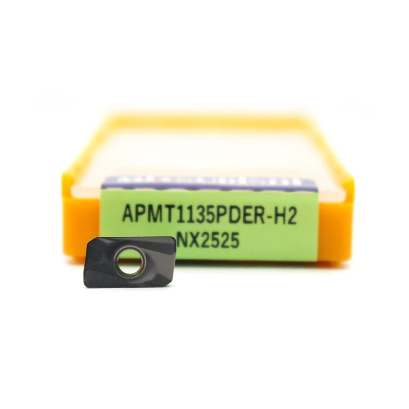 10 шт. APMT1135 PDER H2 NX2525 Cermet класс фрезерованные карбидные вставки инструменты лезвия советы расточные CNC инструменты Токарный станок резак инструменты