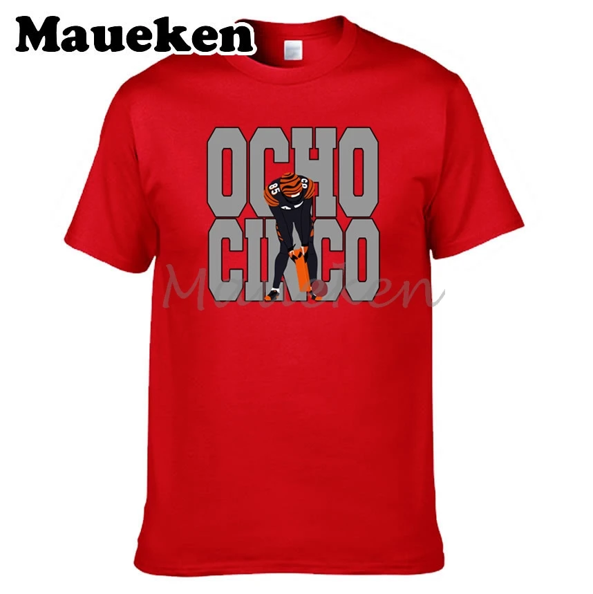 Мужская футболка Chad Johnson 85 Cincinnati Legend Clothes T Shirt Мужская футболка с круглым вырезом W19040901 - Цвет: 8