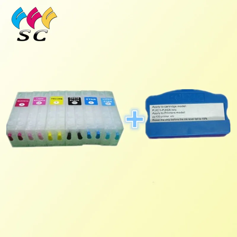 Многоразовый картридж для Epson PP100 Emtpy + сброс чипа|chip resetter|cartridge chip resetterchip resetter for epson