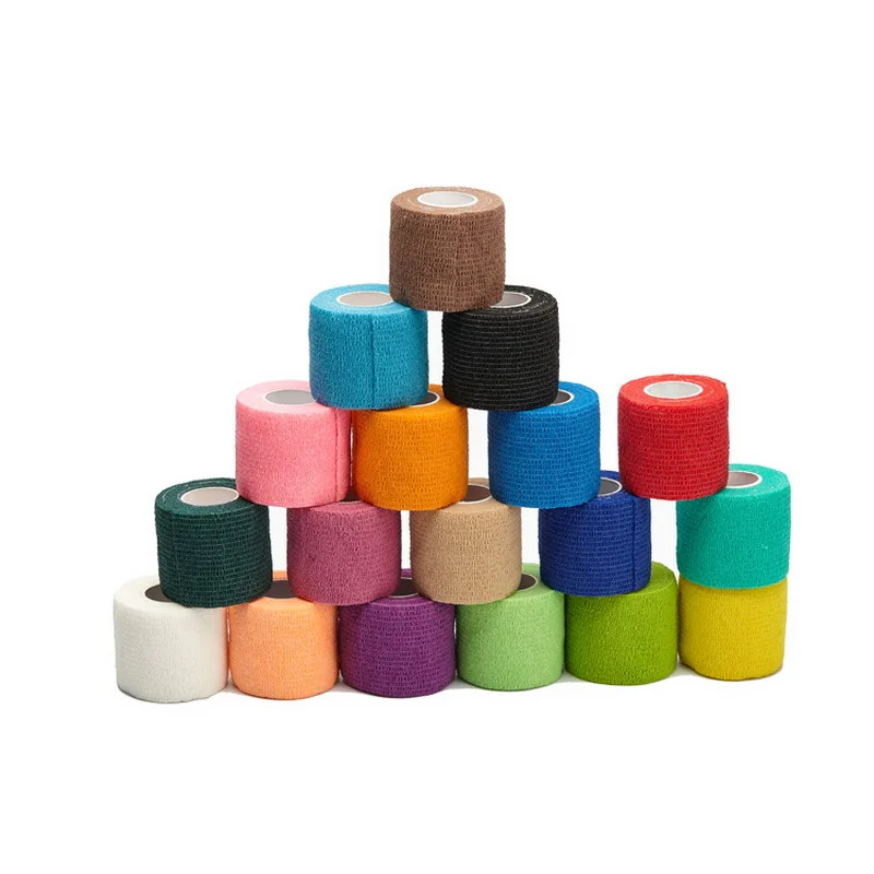 1Pcs 5CM*4.5M Breathable Elastic Bandage Non-woven Sports Tape Tattoo Finger Wrist Wrap Elbow Knee Ankle Medical Taping