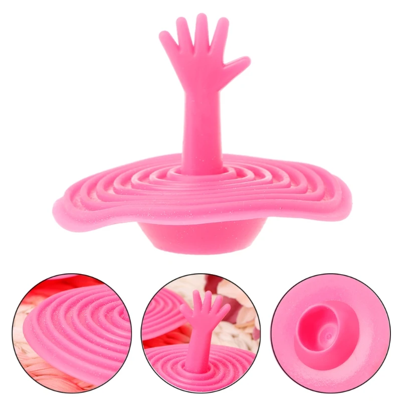 

Lovely Palm Kitchen Washroom Sink Plug Bathtub Stopper Strainer Home Decoration