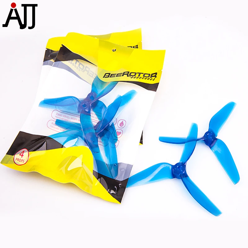 

10Pairs BeeRotor BW 5x5'' 5050 3-Blades Propeller CW CCW Props Transparent Blue Black BW5050-Blue-5