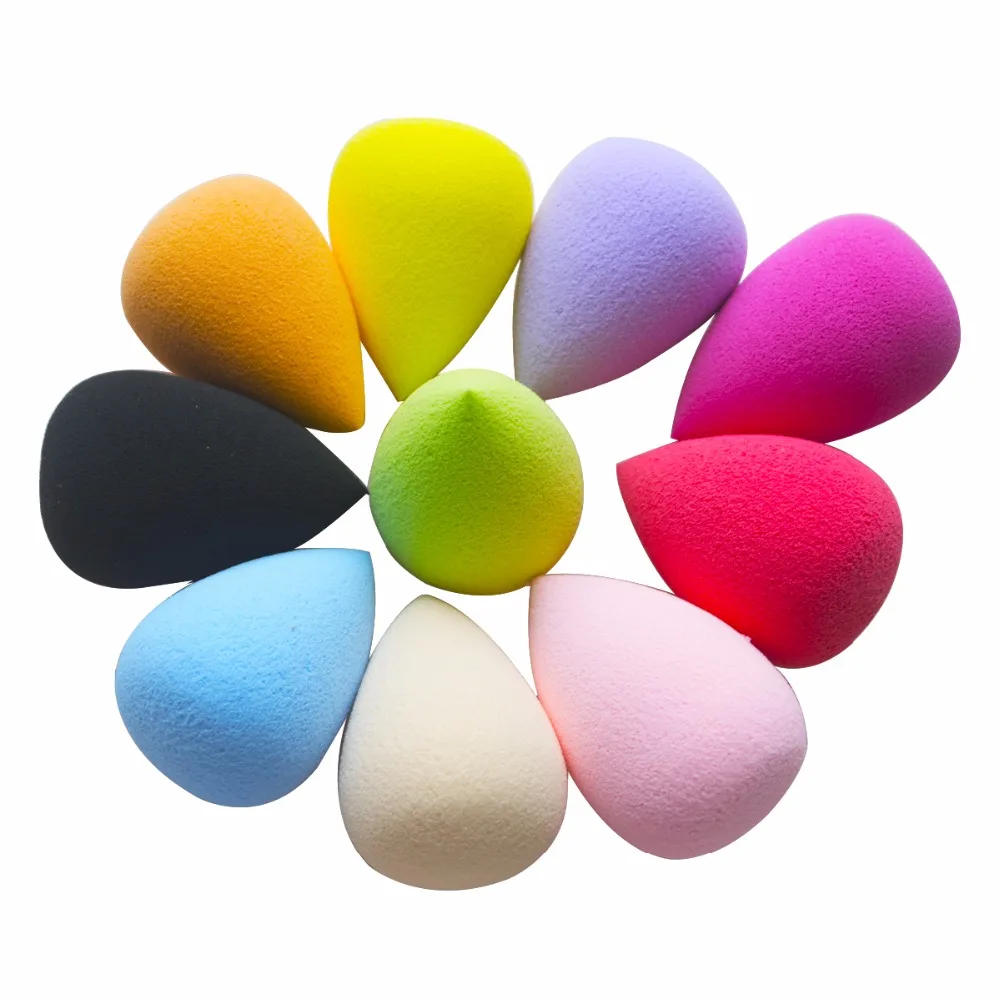 1pcs Water Droplet Shape Sponge Foundation Cream Mix Cosmetic Powder Cosmetic Sponge Puff