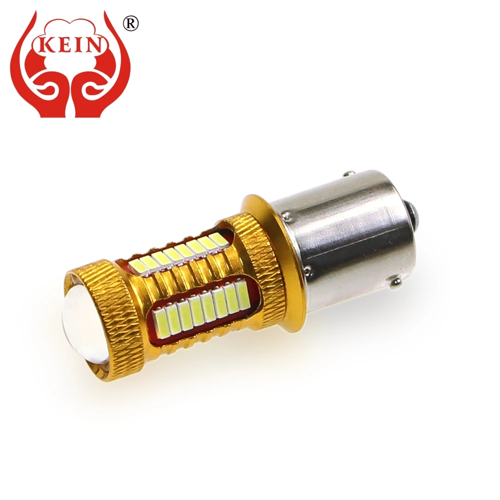 

KEIN 2PCS ba15s LED P21W Bulb 1156 38smd auto car light 1156A 4014 Reverse Light Brake Turn Signal S25 DRL Signal Lamp 12V white