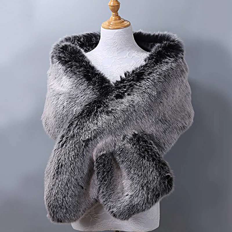 Fur Faux Winter Bolero Women Bridal Shawl Wedding Cape In Stock Bridal Cloaks Wedding Coat Jacket For Evening Party Accessories