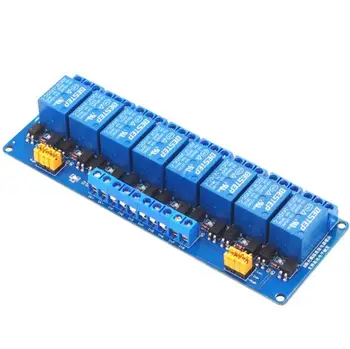 

8-way relay / with dual optocoupler isolation module / support high and low level trigger / 3v / 5v / 12v / 24v module