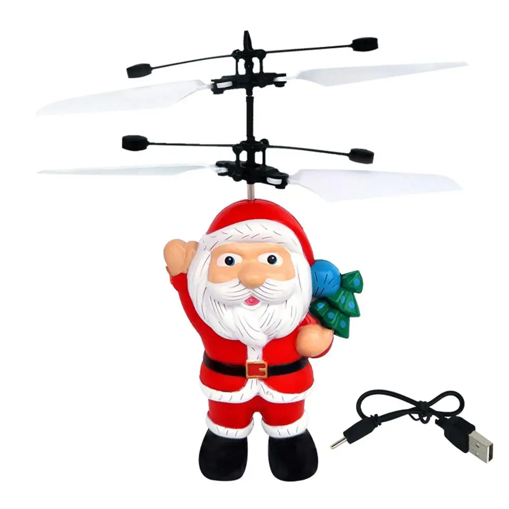 

Christmas Gifts Infrared Sensor Aircraft Flying Ball With Light Rechargeable Toys For Children