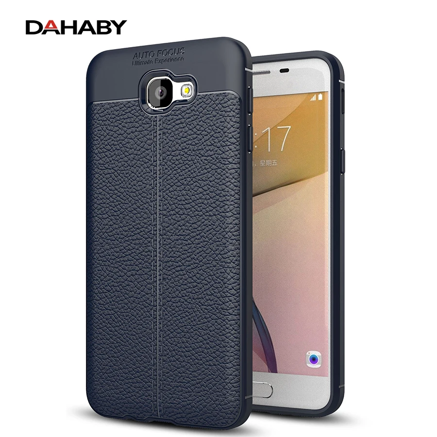 Dahaby для Samsung Galaxy J3 J5 J7 премьер Роскошные противоударный ТПУ мягкий кожаный чехол