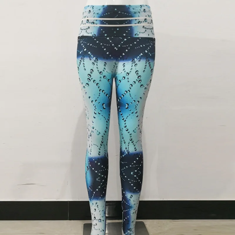 BlackArachnia новые модные синие капли воды Dreamweb 3D женские леггинсы с принтом Леггинсы для фитнеса попа тонкие леггинсы брюки для йоги