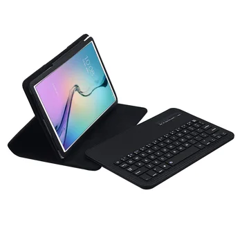 

Removable Wireless Bluetooth Keyboard case For Samsung GALAXY Tab E 9.6 T560 T561 Portfolio Folio PU Leather Case Cover + Pen