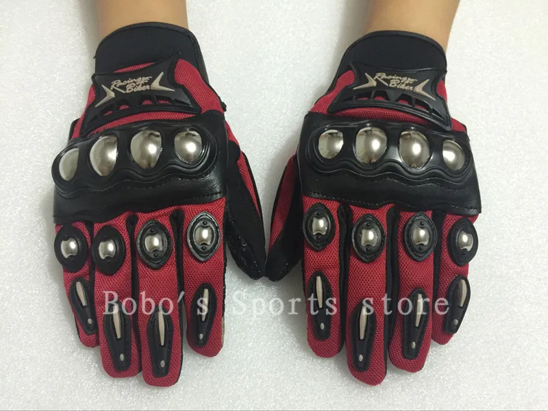 New Motocross Gloves Stainless Steel Motorcycle Gloves Black color Racing Protective gloves Moto Guantes Motocicleta Luvas New Motocross Gloves Stainless Steel Motorcycle Gloves Black color Racing Protective gloves Moto Guantes Motocicleta Luvas