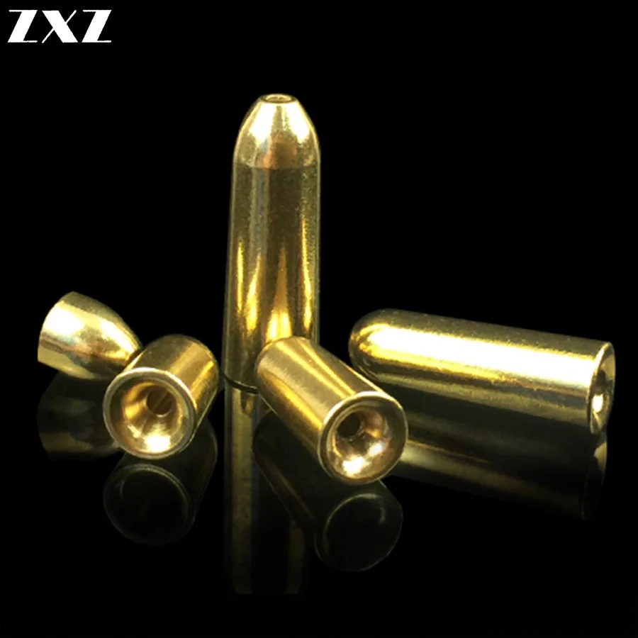 

50pcs/lot Fishing Bullet Weights Fast Sinking DIY Lure Copper Lead Sinker Weights 1.8/3.5/5/7/10g Fishing Tackle Accessories