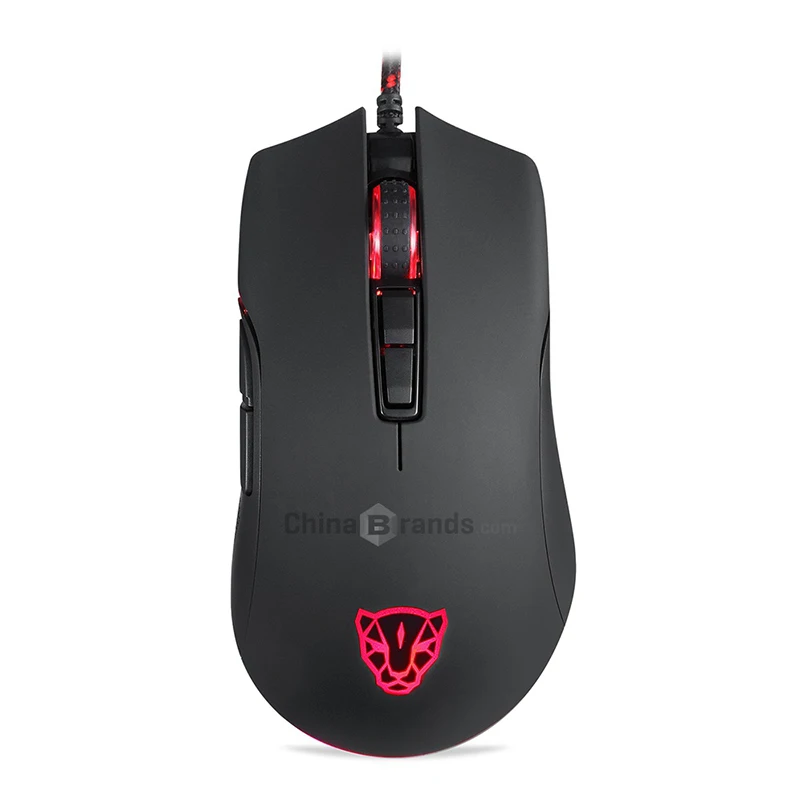 

Motospeed V70 PMW3360 Engine Wired Gaming Mouse 7 Bottons 1200DPI LED Backlit Ergonomic Computer Mice For Gamer Desktop Laptop