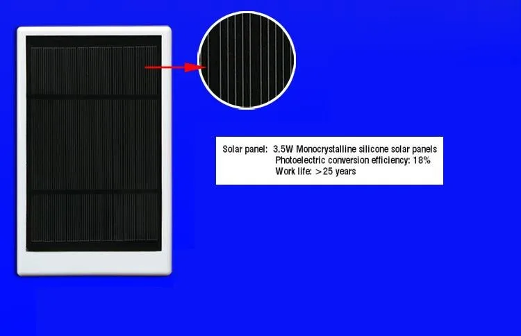 15 Светодиодный 3,5 W 3,7 V/4000 mAH солнечный датчик света лампа на солнечной батарее панель светодиодный уличный свет Путь Настенный аварийный светильник безопасности