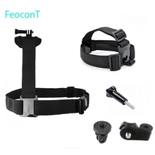 For Sony Action Cam Mini Cameras Adjustable Chest Shoulder Body Blet Strap Mount+ Release Plate + Long Screw Bolt + Head Strap