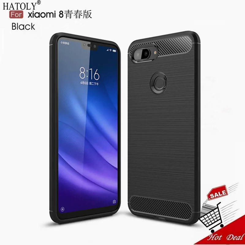 Чехол Xiaomi Mi 8X силиконовый ударопрочный чехол для телефона 8 Lite/ Youth задний бампер